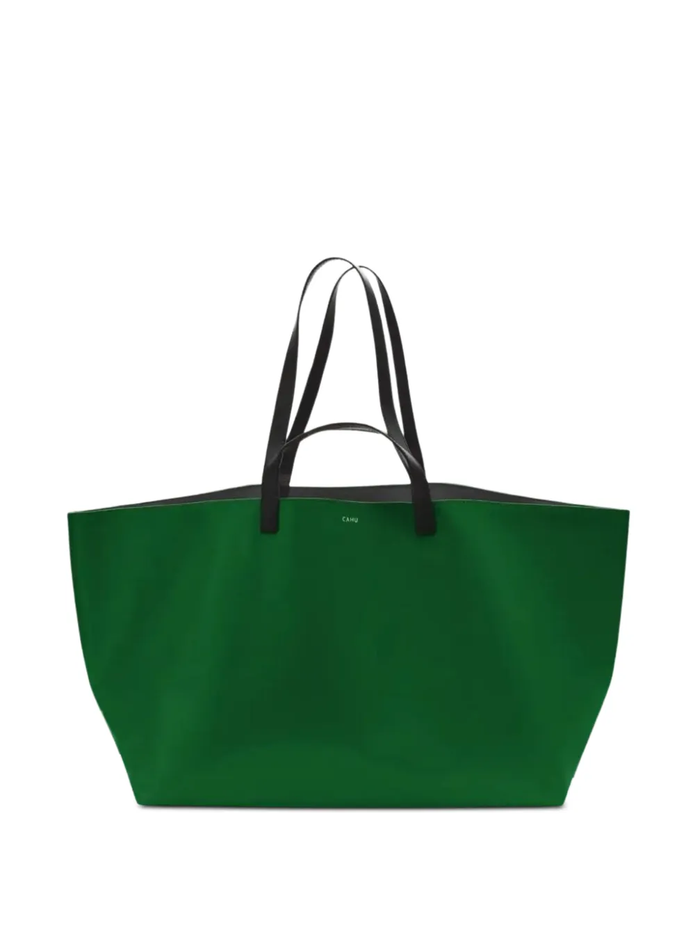 Cahu large Le Pratique logo-detail tote bag - Verde