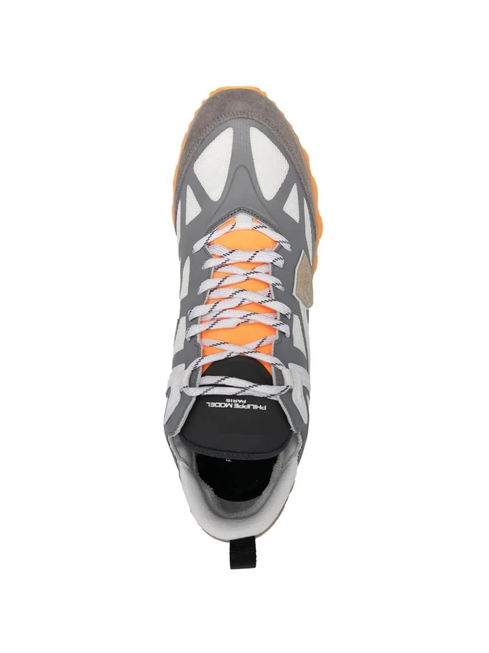 Philippe Model Paris Sneakers met suède vlakken Grijs