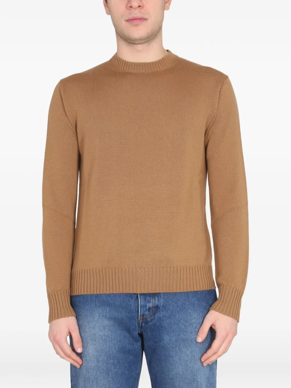 Ballantyne ribbed-knit sweater - Tons neutres Ballantyne ribbed-knit sweater - Tons neutres