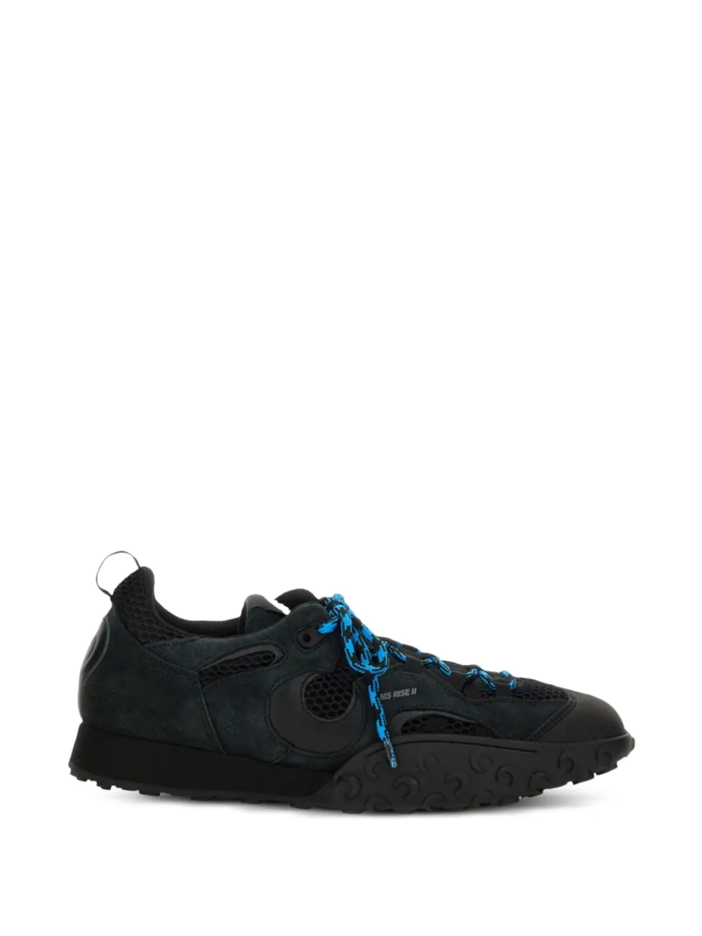 Marine Serre cutout leather sneakers - Nero