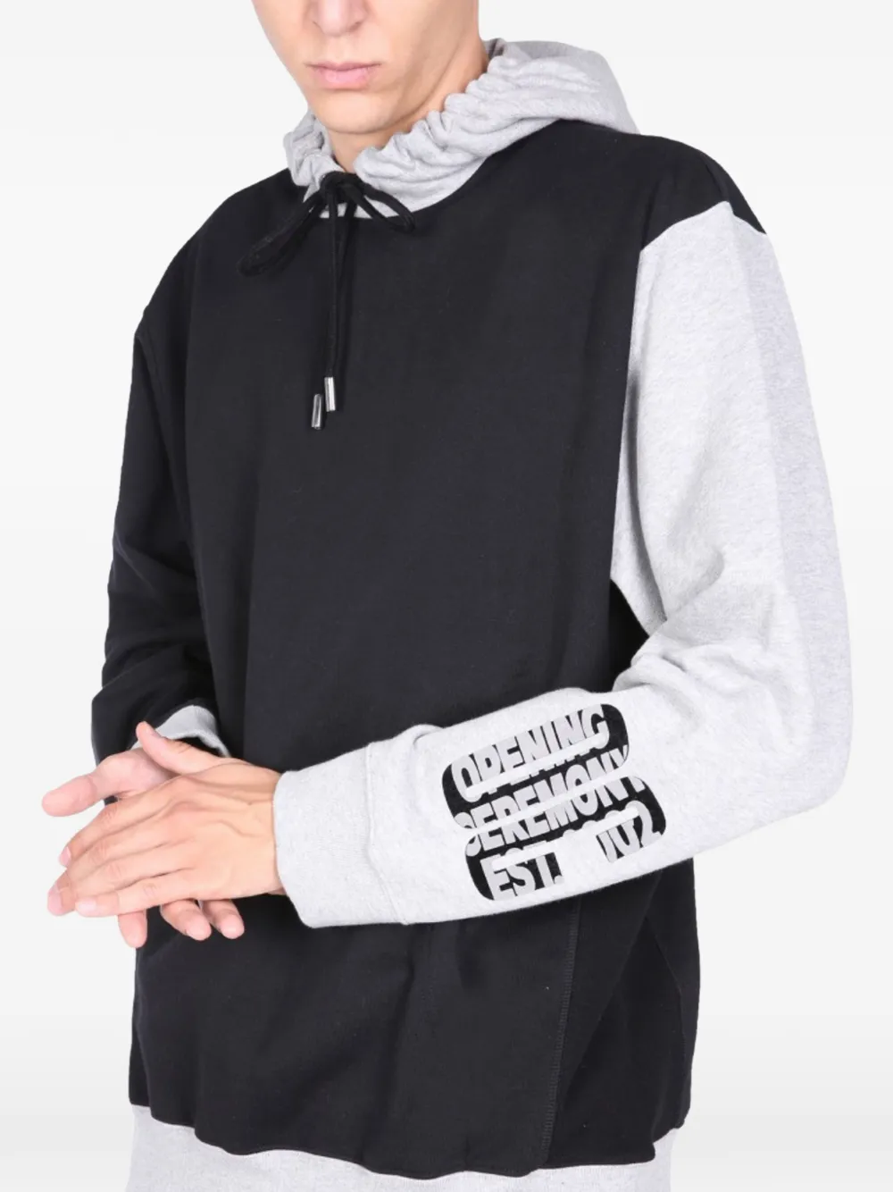 Opening Ceremony Hoodie met logodetail Zwart