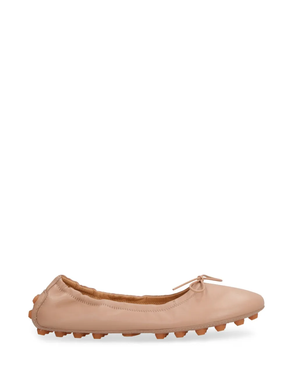 Tod's bow-detail bubble ballet flats - Toni neutri