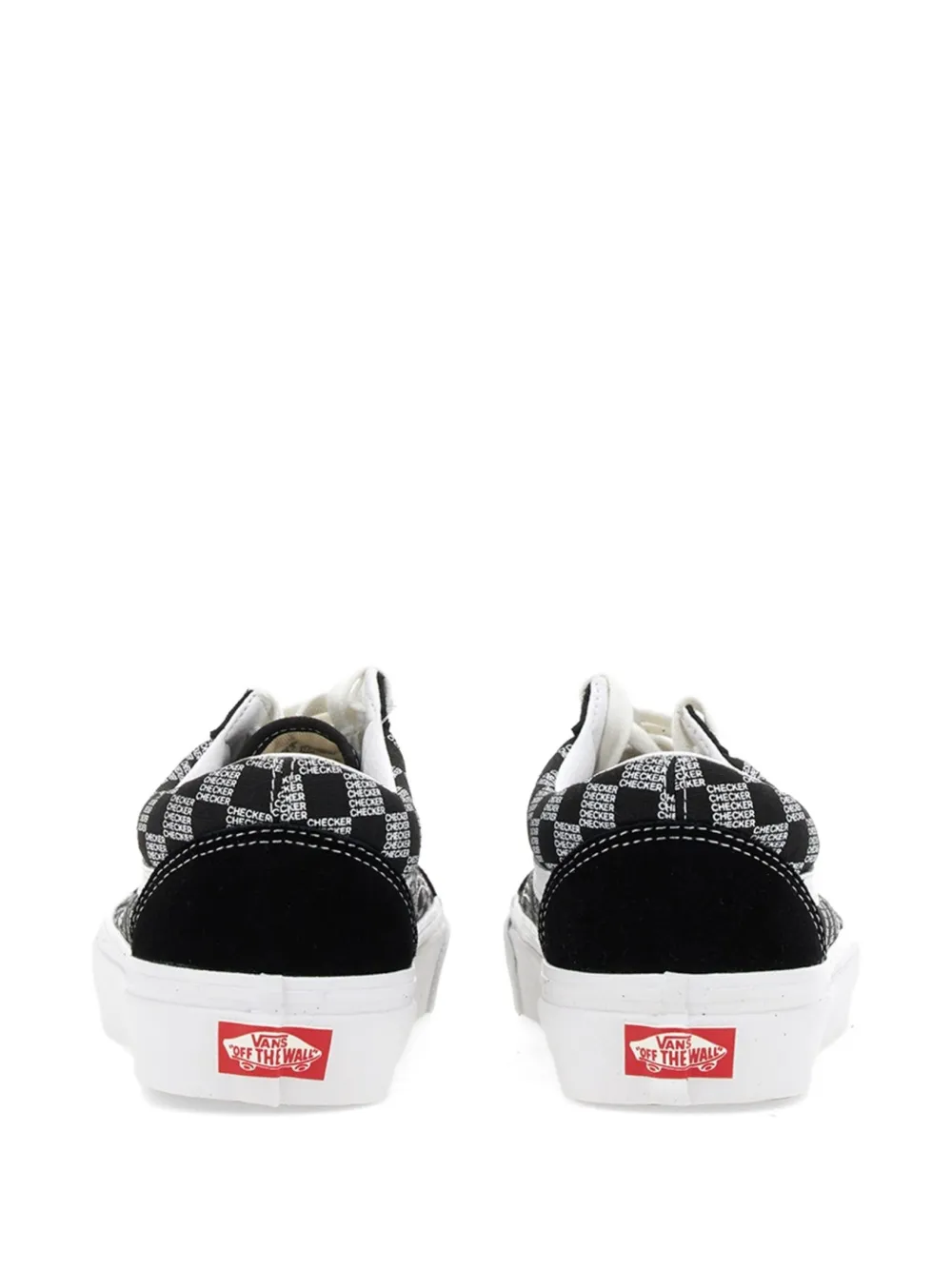 Vans Old Skool 36 geruite sneakers Zwart