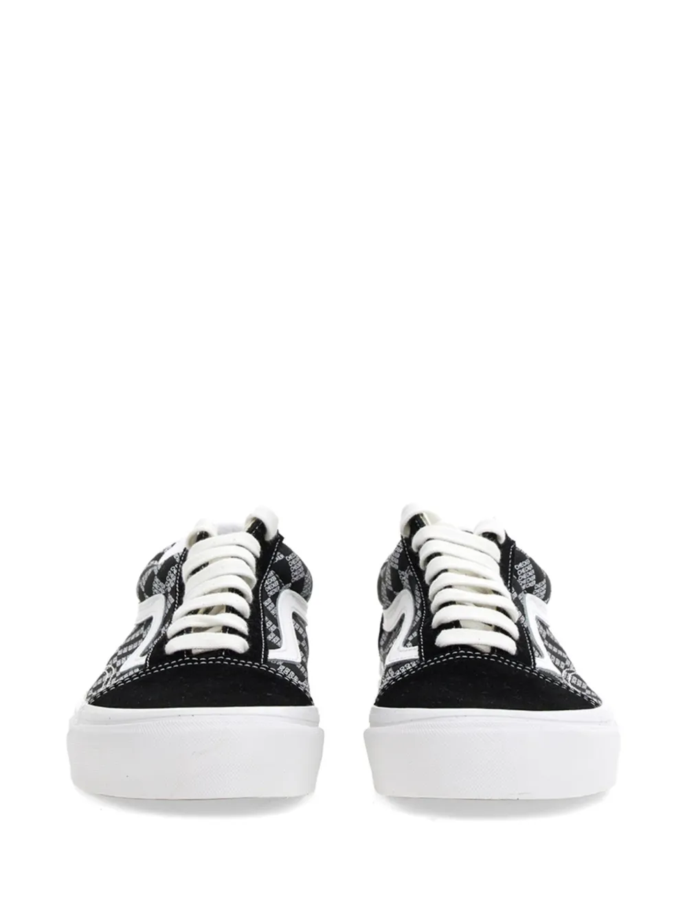 Vans Old Skool 36 geruite sneakers Zwart