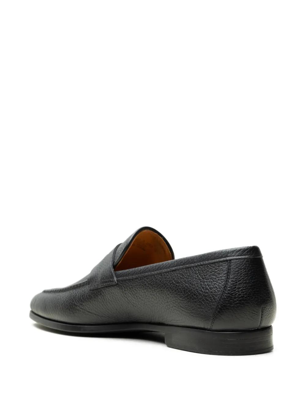 Magnanni Diezma II pebbled leather loafers Zwart
