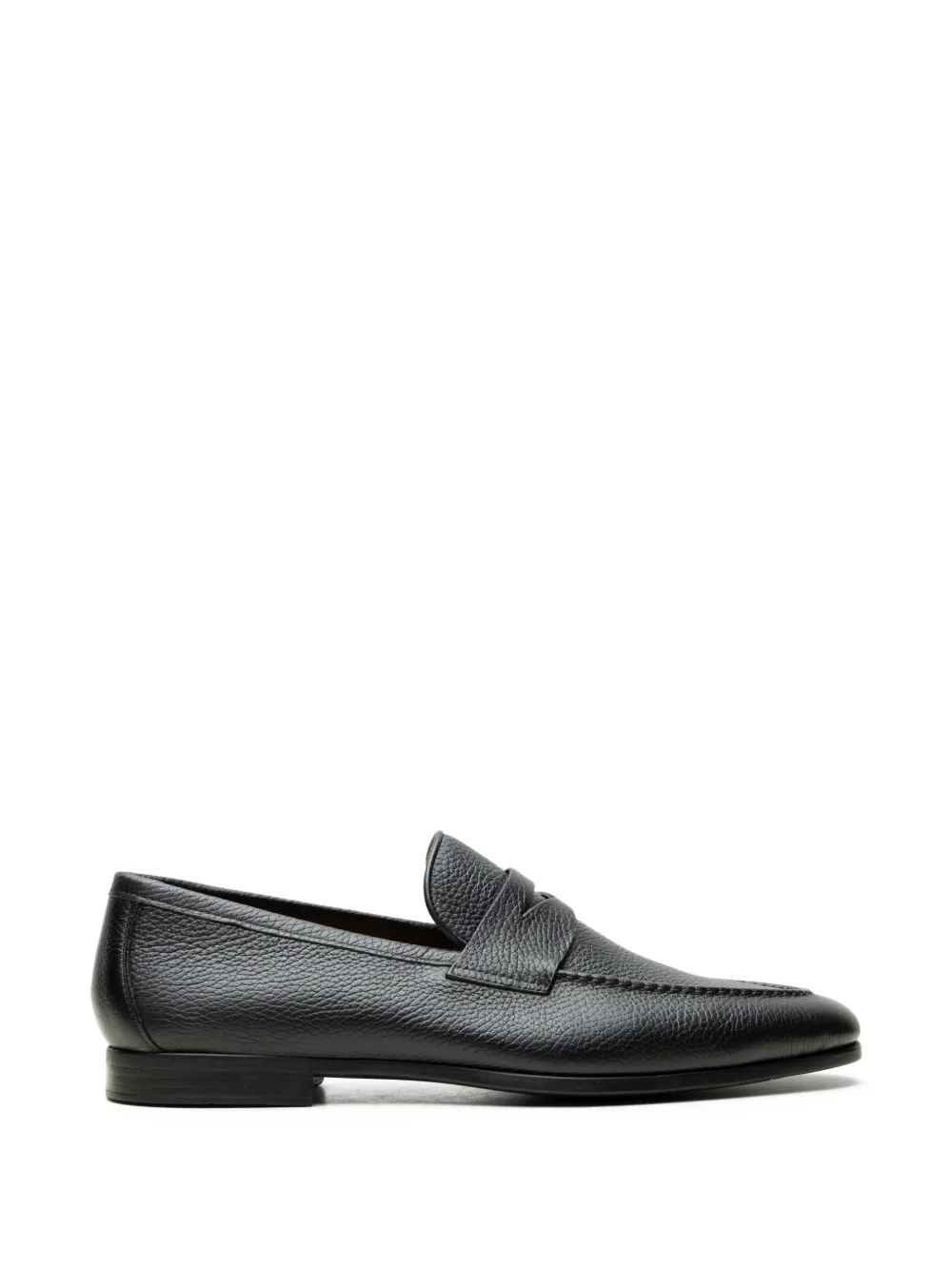 Magnanni Diezma II pebbled leather loafers - Nero