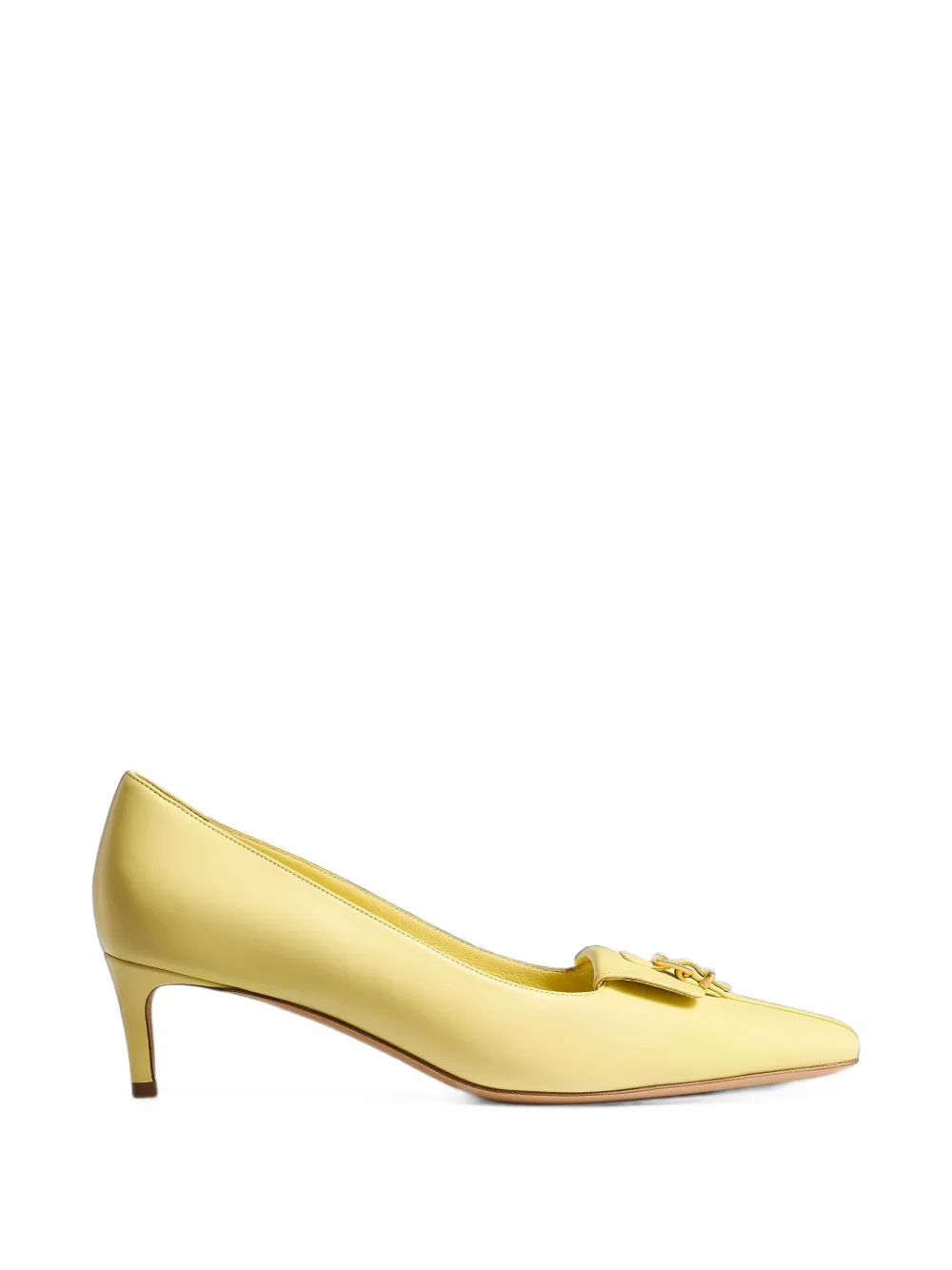 KHAITE Celia Pocke pumps met gesp Geel