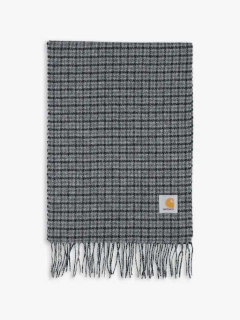 Carhartt WIP écharpe frangée à carreaux