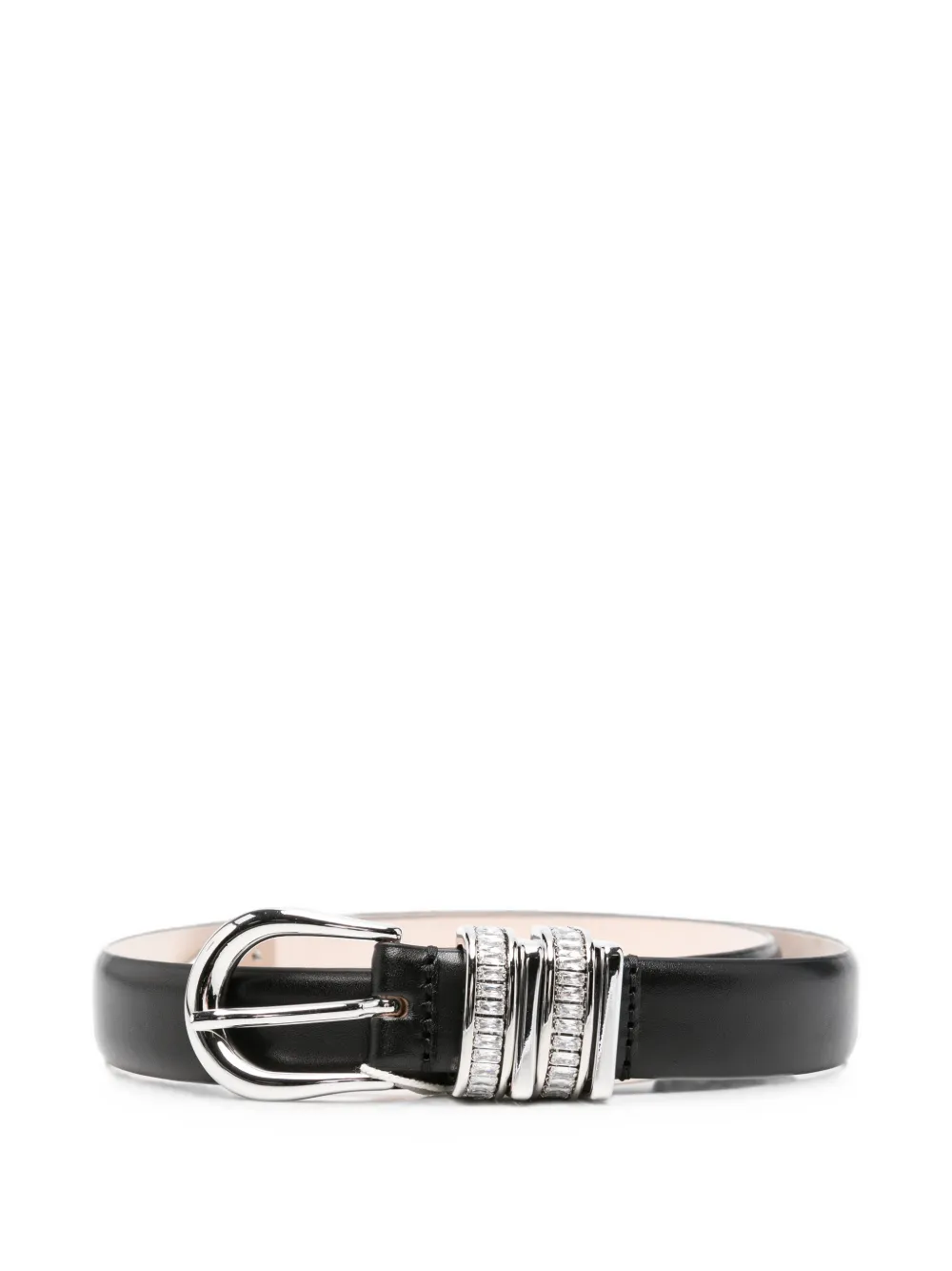 Déhanche Hollyhock crystal-embellished belt - Nero