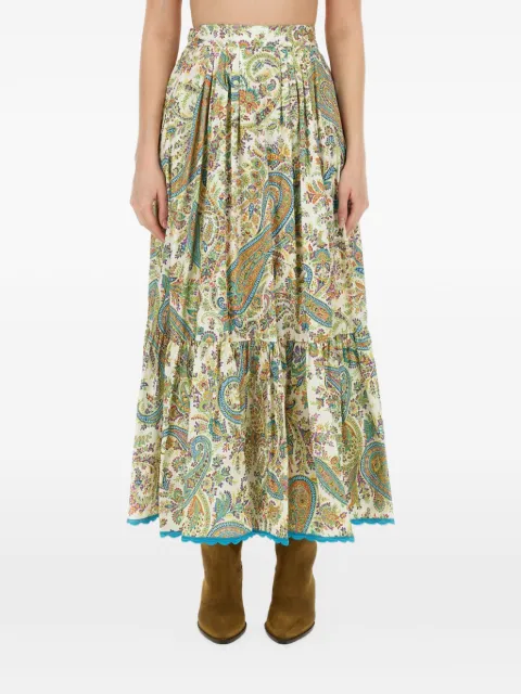 ETRO paisley tiered maxi skirt