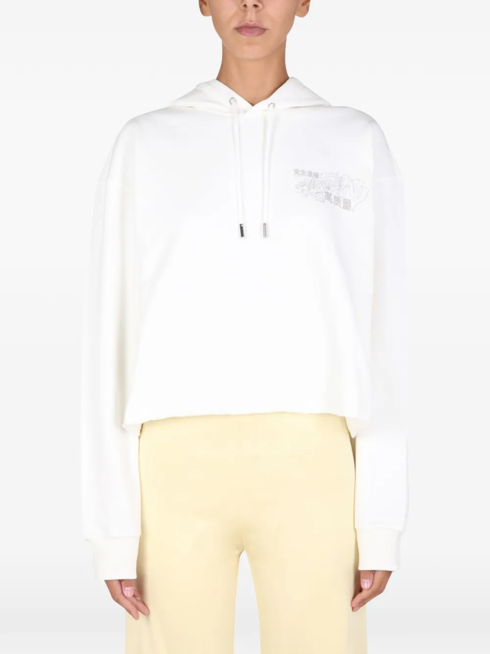 Opening Ceremony graphic-print hoodie - Bianco