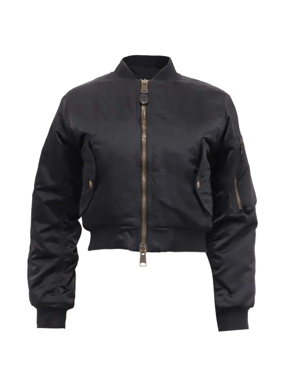 Balenciaga Pre-Owned cropped bomber jacket - Nero
