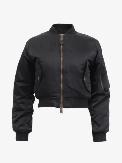 Balenciaga Pre-Owned cropped bomber jacket