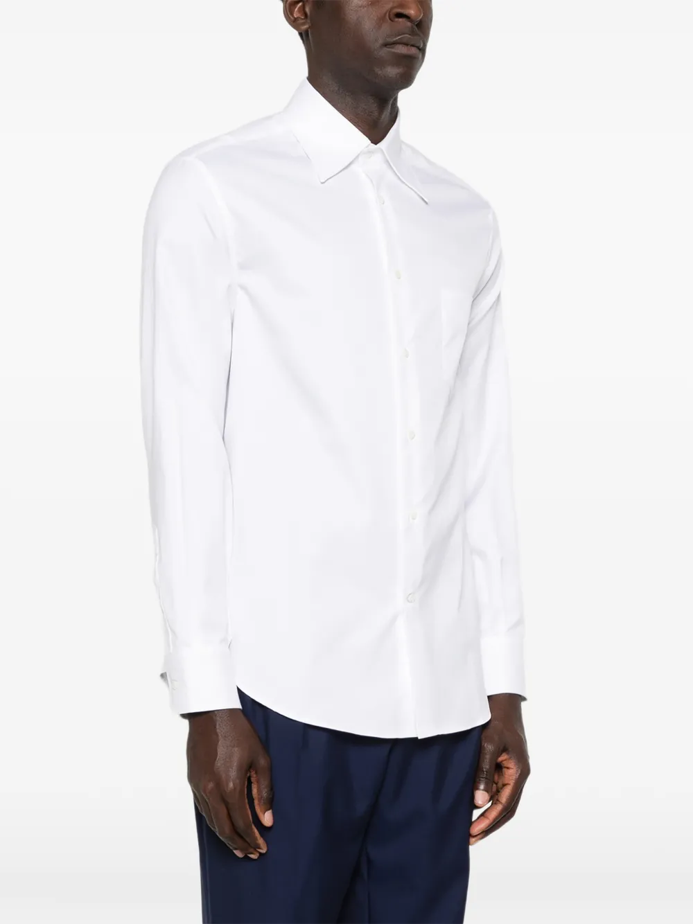 Brunello Cucinelli Overhemd met lange mouwen Wit