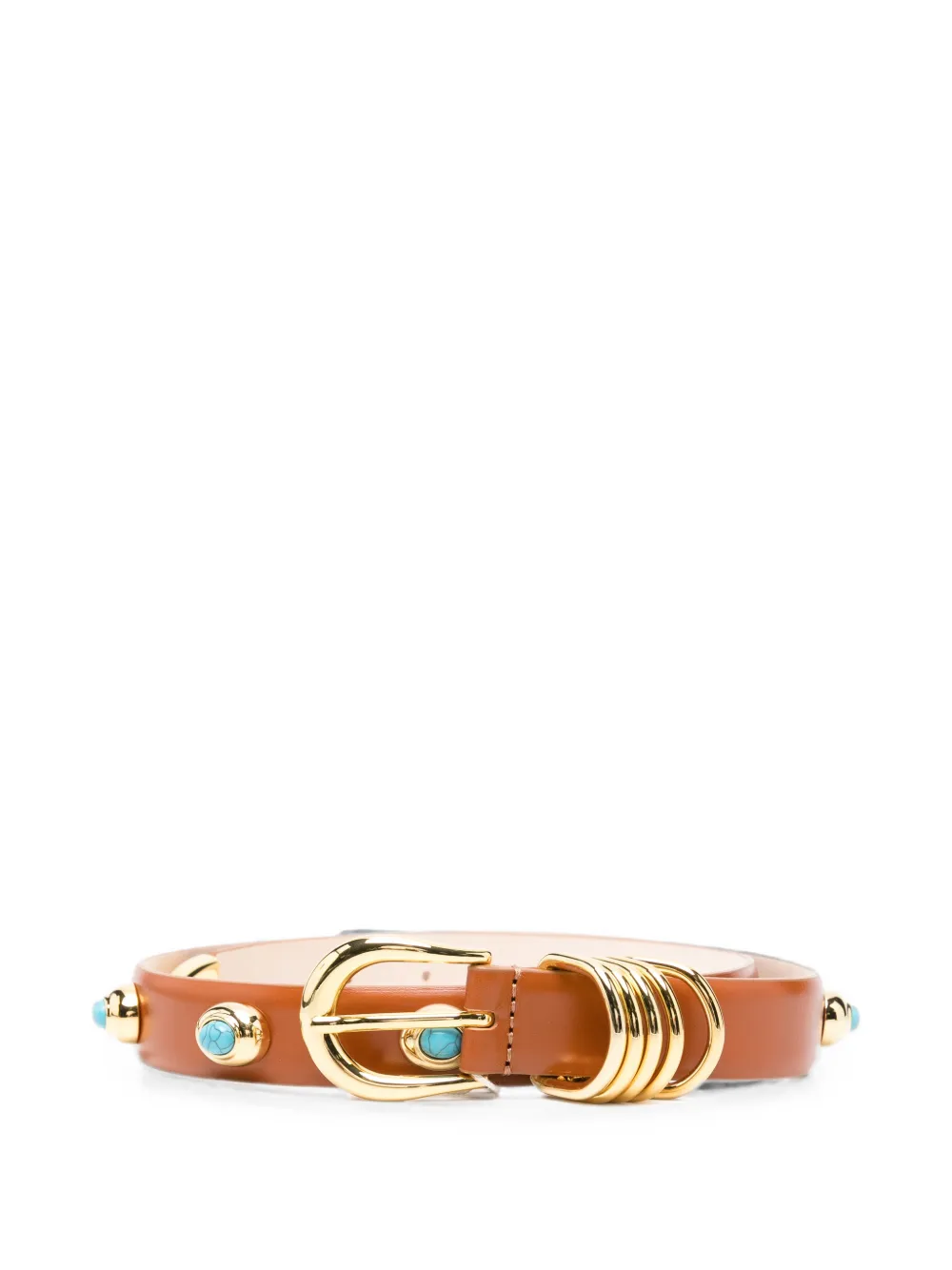 Déhanche Hollyhock Stone belt - Marrone