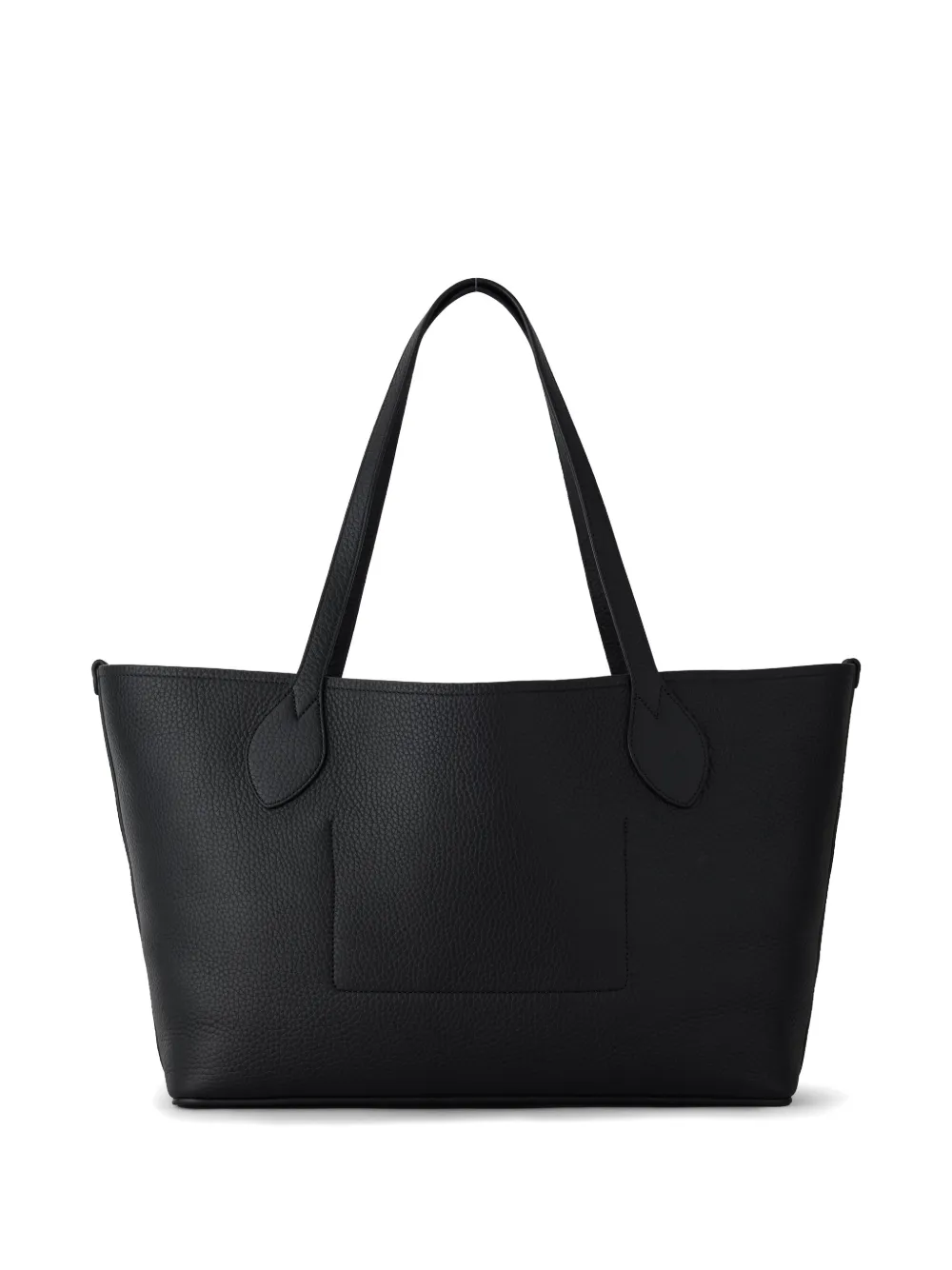 Mulberry Tree Logo-embossed Tote Bag In Black