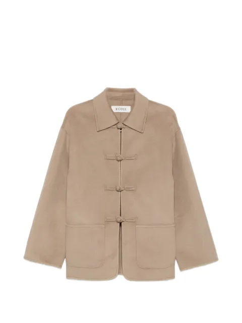Róhe mandarin-fastening jacket