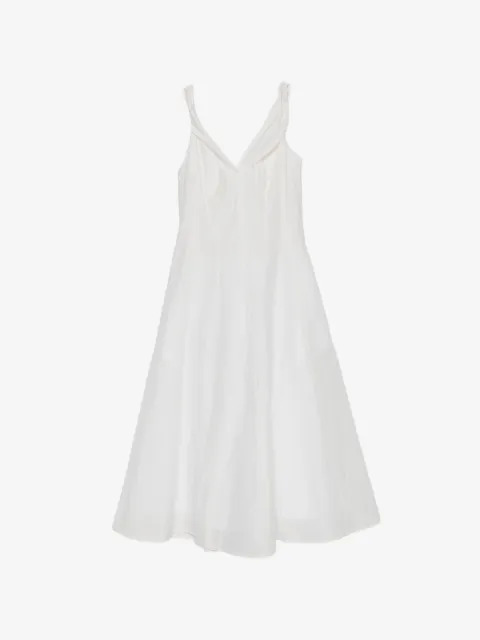 Róhe vestido con hombro retorcido