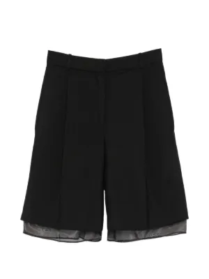 Valentino Garavani Crepe Couture テーラードショーツ | ブラック