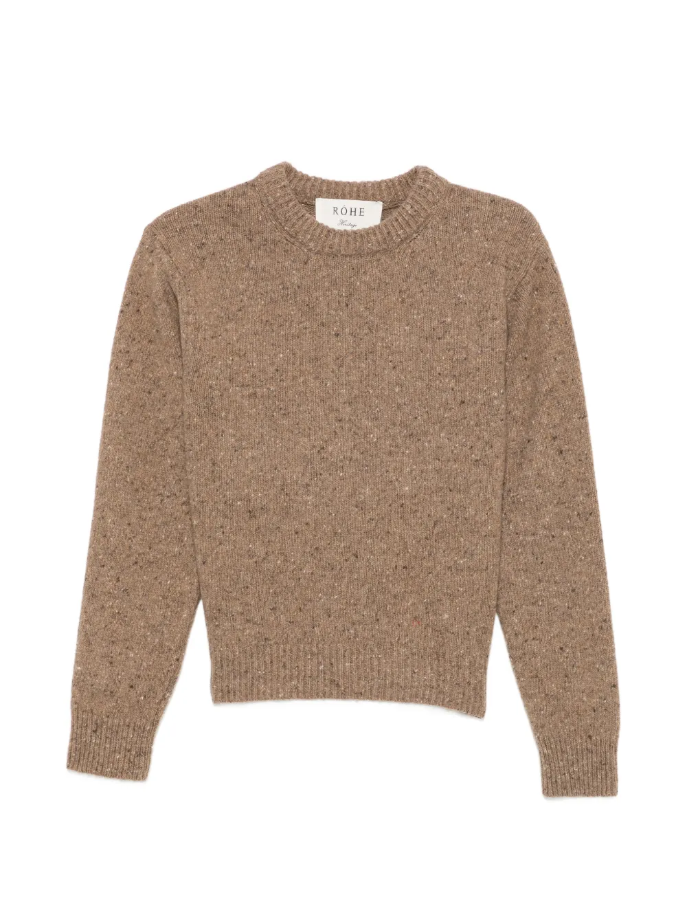 Róhe mouline crew-neck sweater - Toni neutri