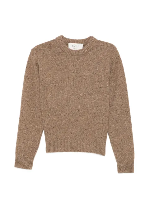 Róhe flecked-knit crew-neck sweater