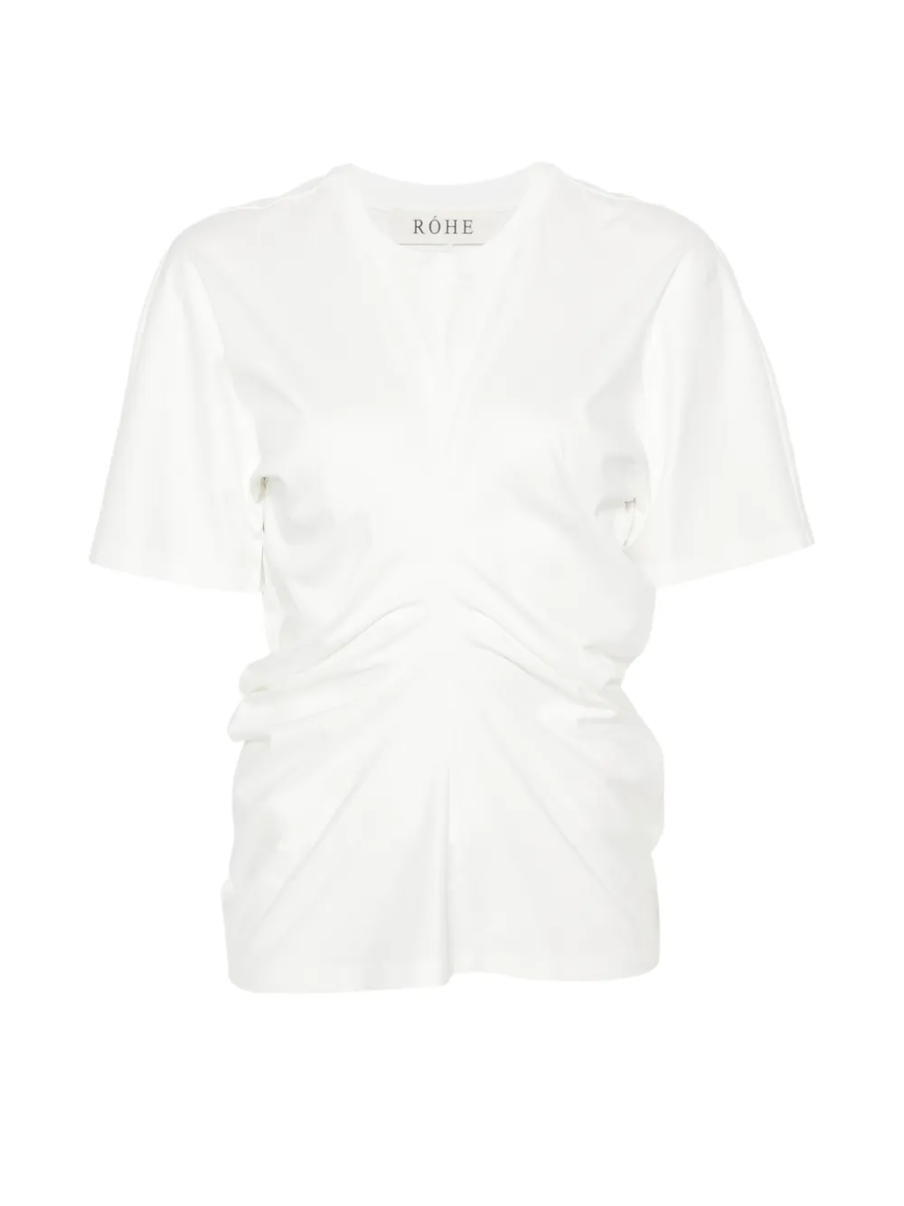 Róhe draped T-shirt - Bianco