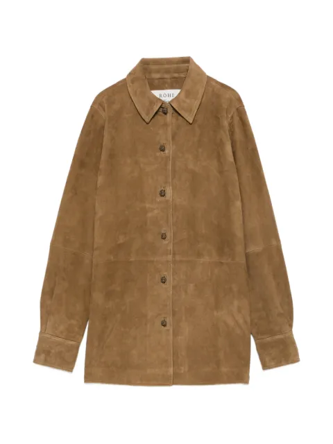 Róhe Pankou suede overshirt