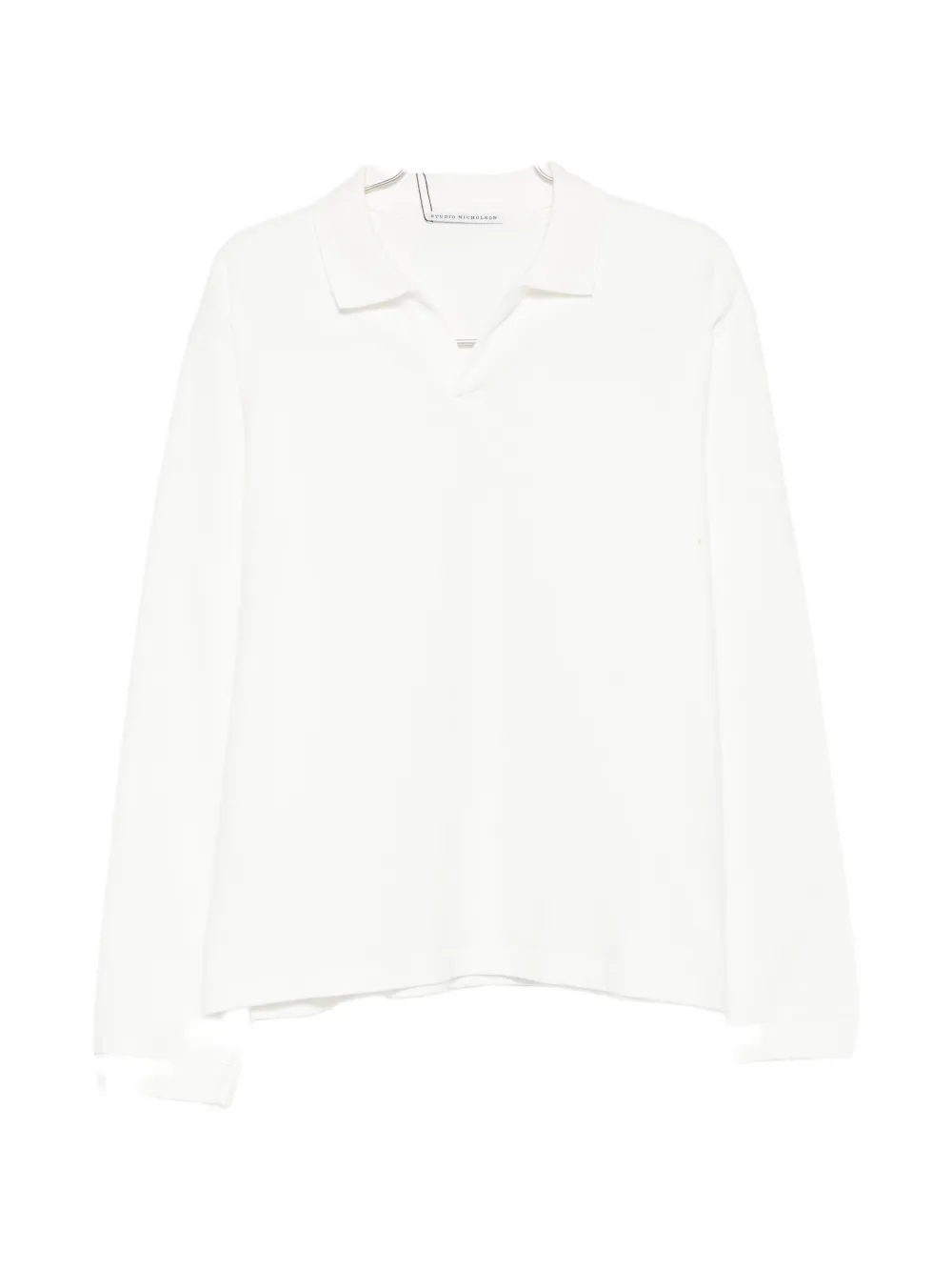 Studio Nicholson Sudds long-sleeve sweatshirt - Weiß