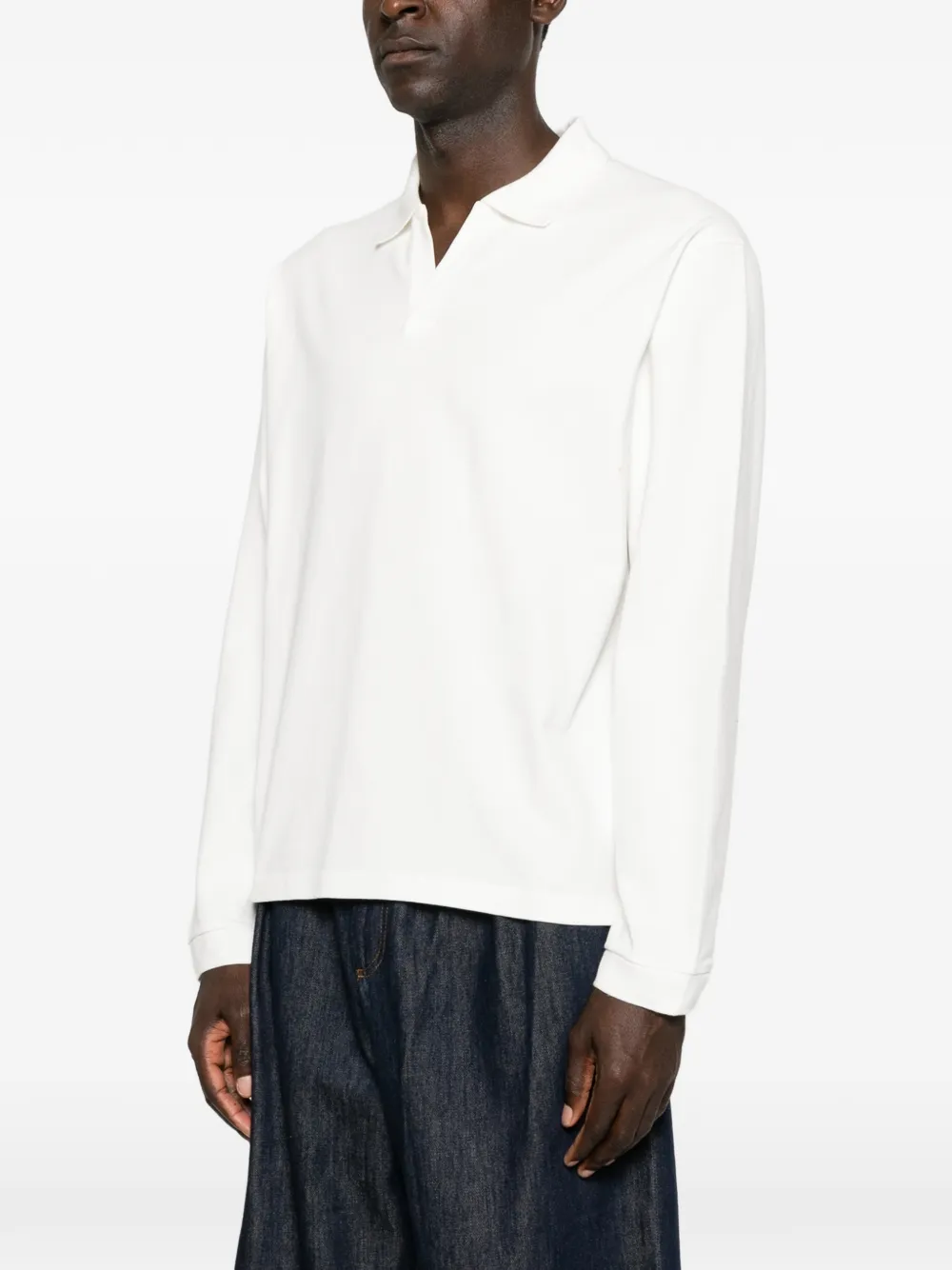 Studio Nicholson Sudds jersey met lange mouwen Wit