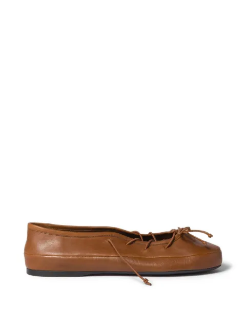 Miu Miu nappa leather ballerinas