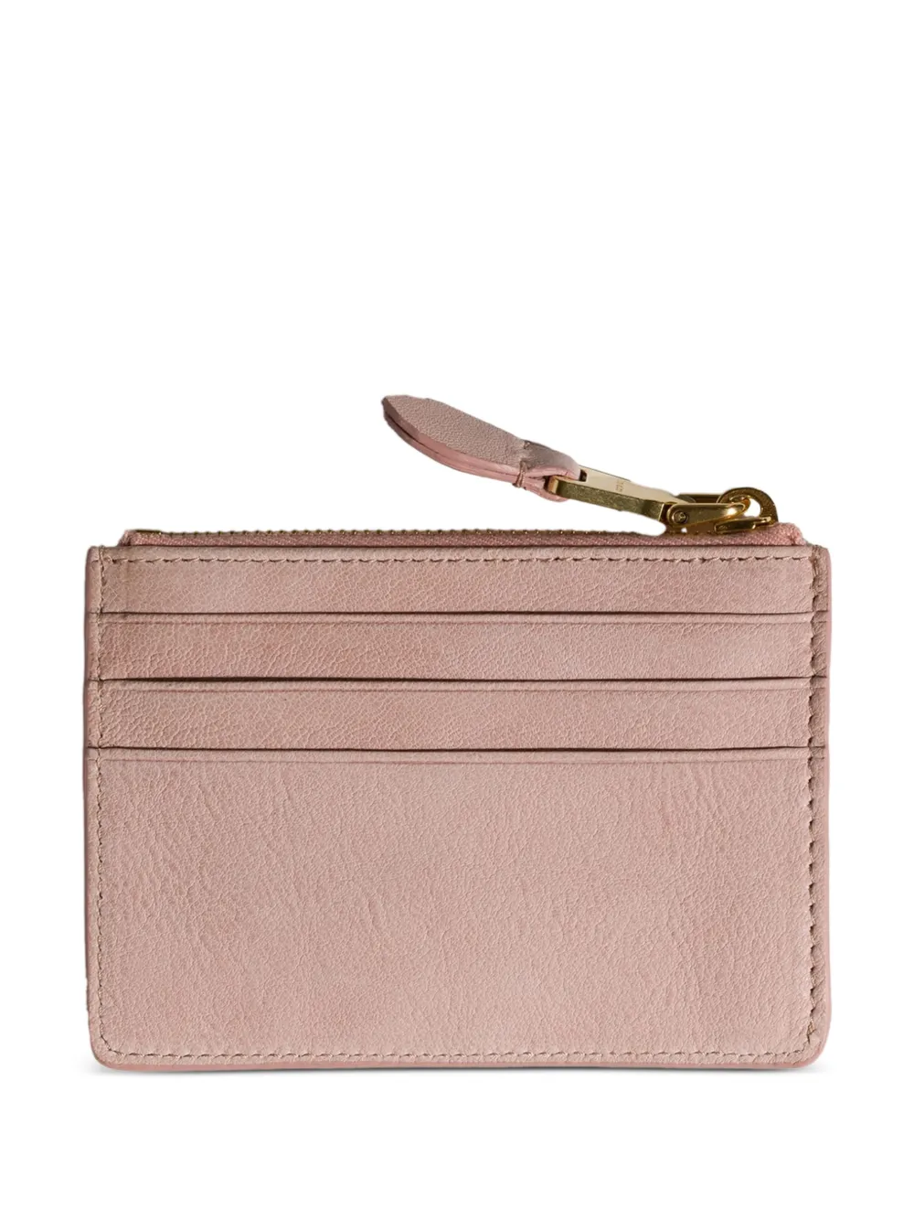 Miu Pasjeshouder van nappa leer Roze