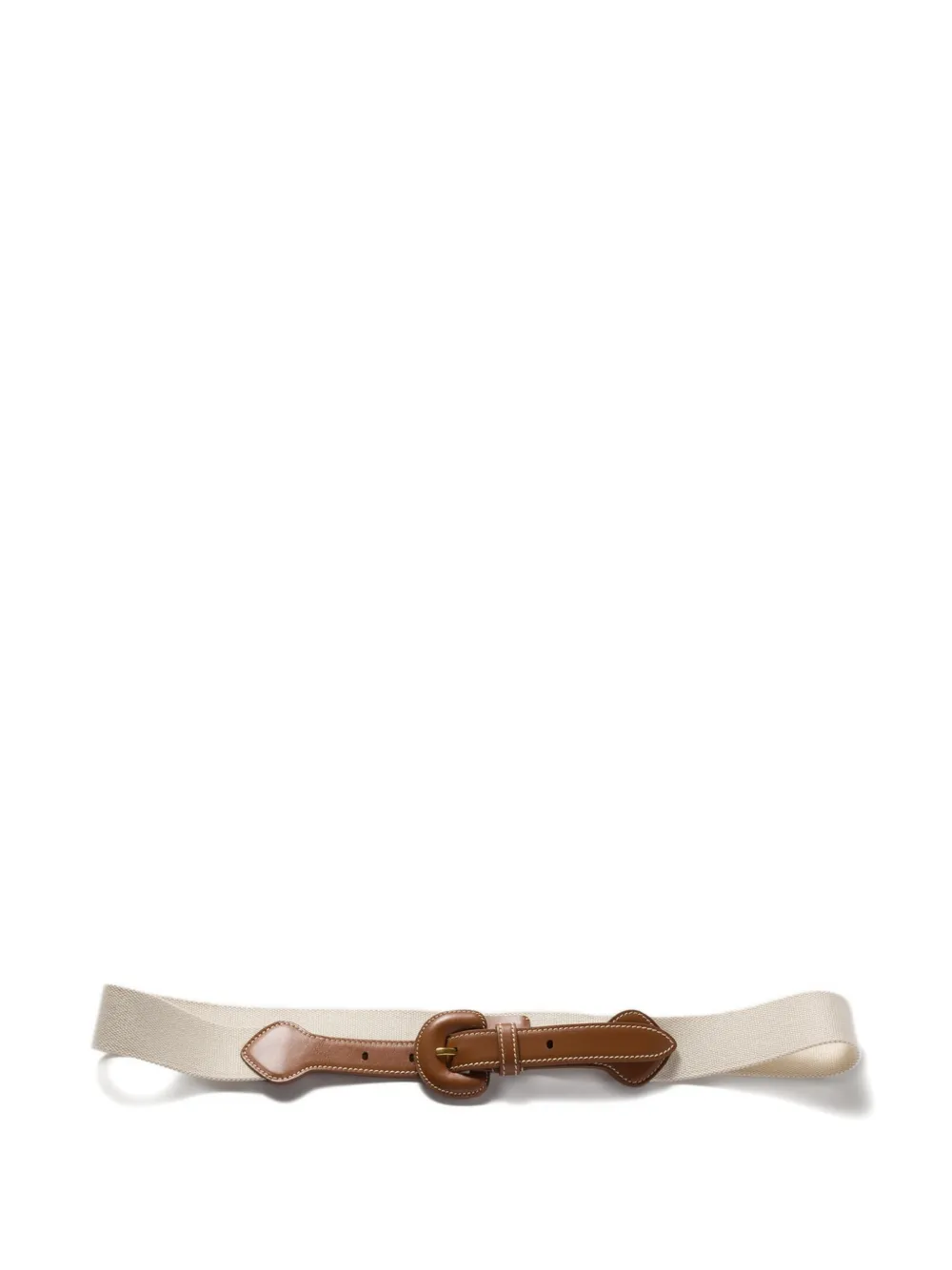 Miu Miu Cintura in pelle e corda - Toni neutri