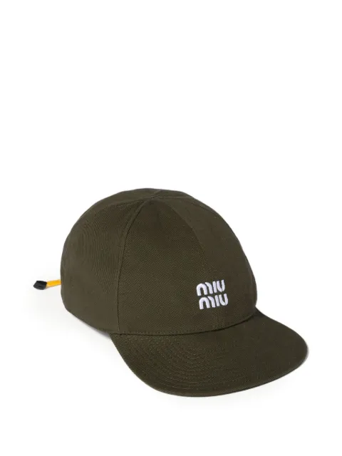 Miu Miu denim baseball cap
