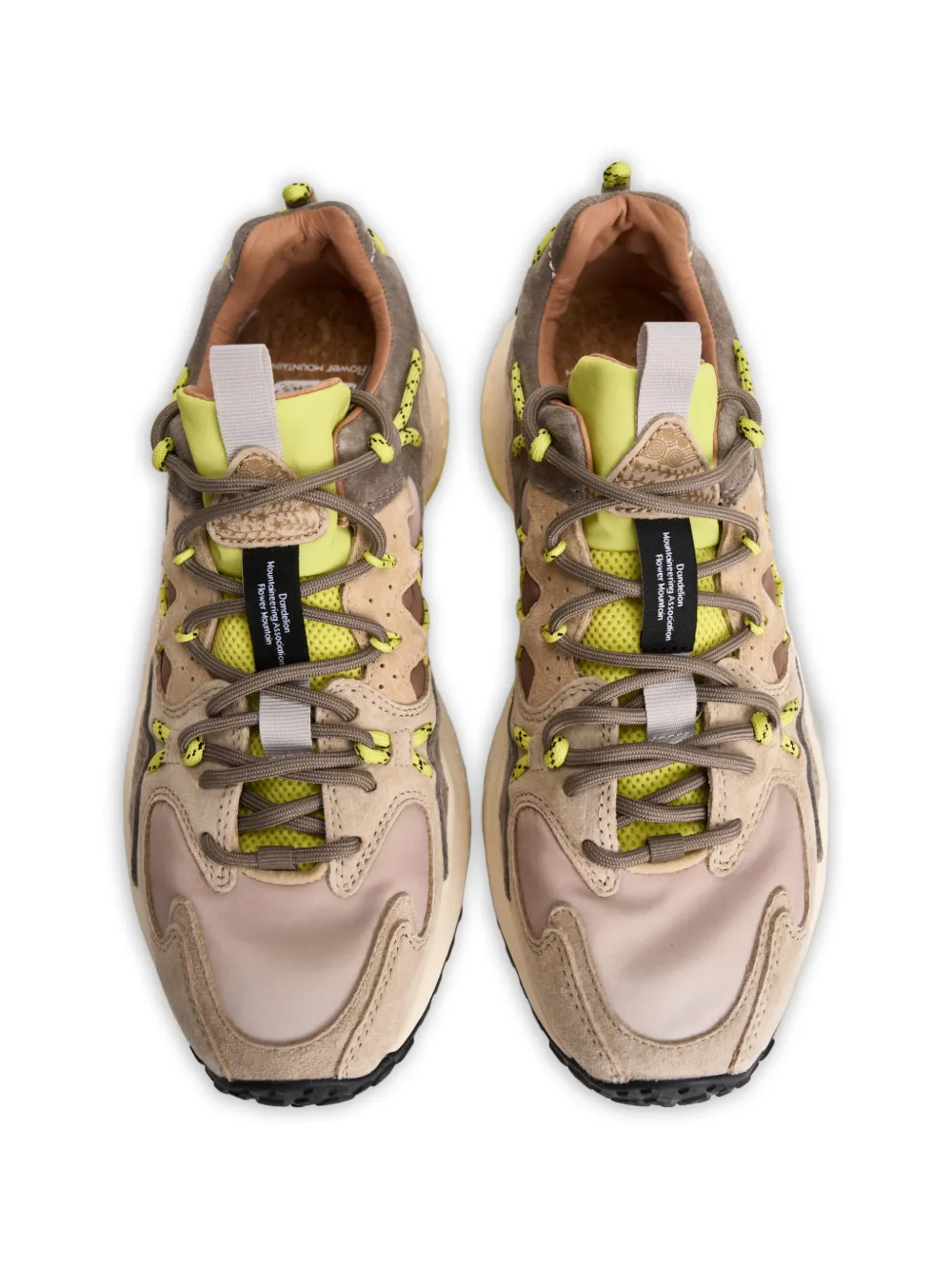 FLOWER MOUNTAIN Yamabushi sneakers Beige