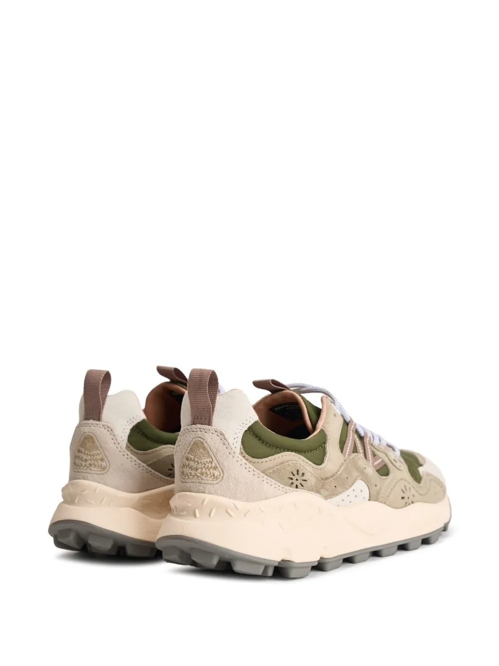 FLOWER MOUNTAIN Yamano 3 suède sneakers Groen
