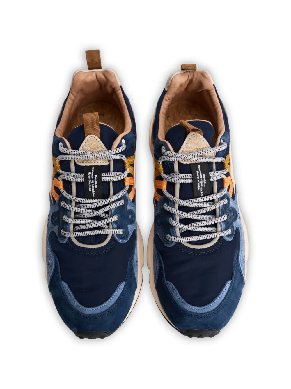 FLOWER MOUNTAIN Yamano 3 suede sneakers Blauw