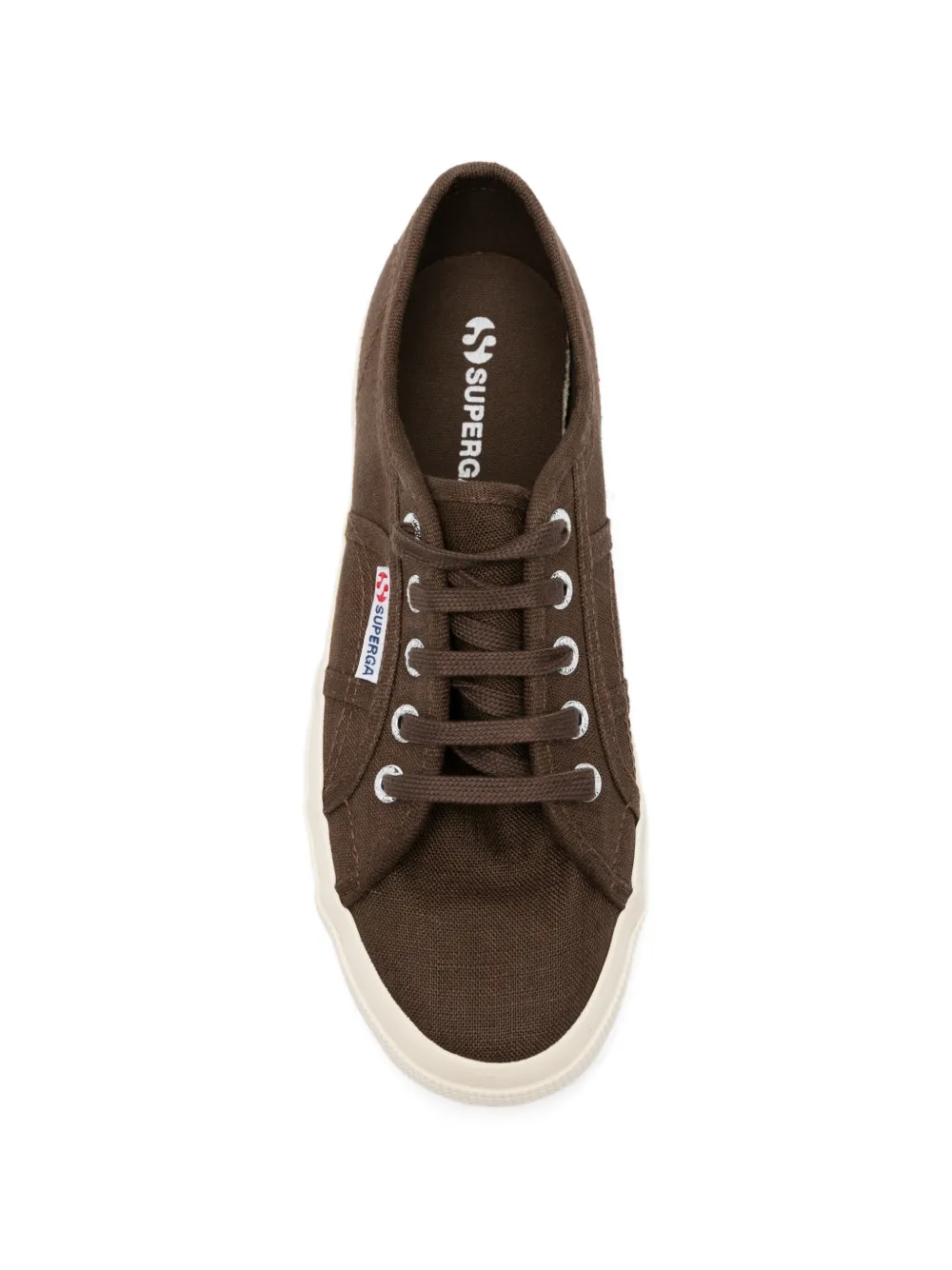 Superga 2750 linnen sneakers Bruin