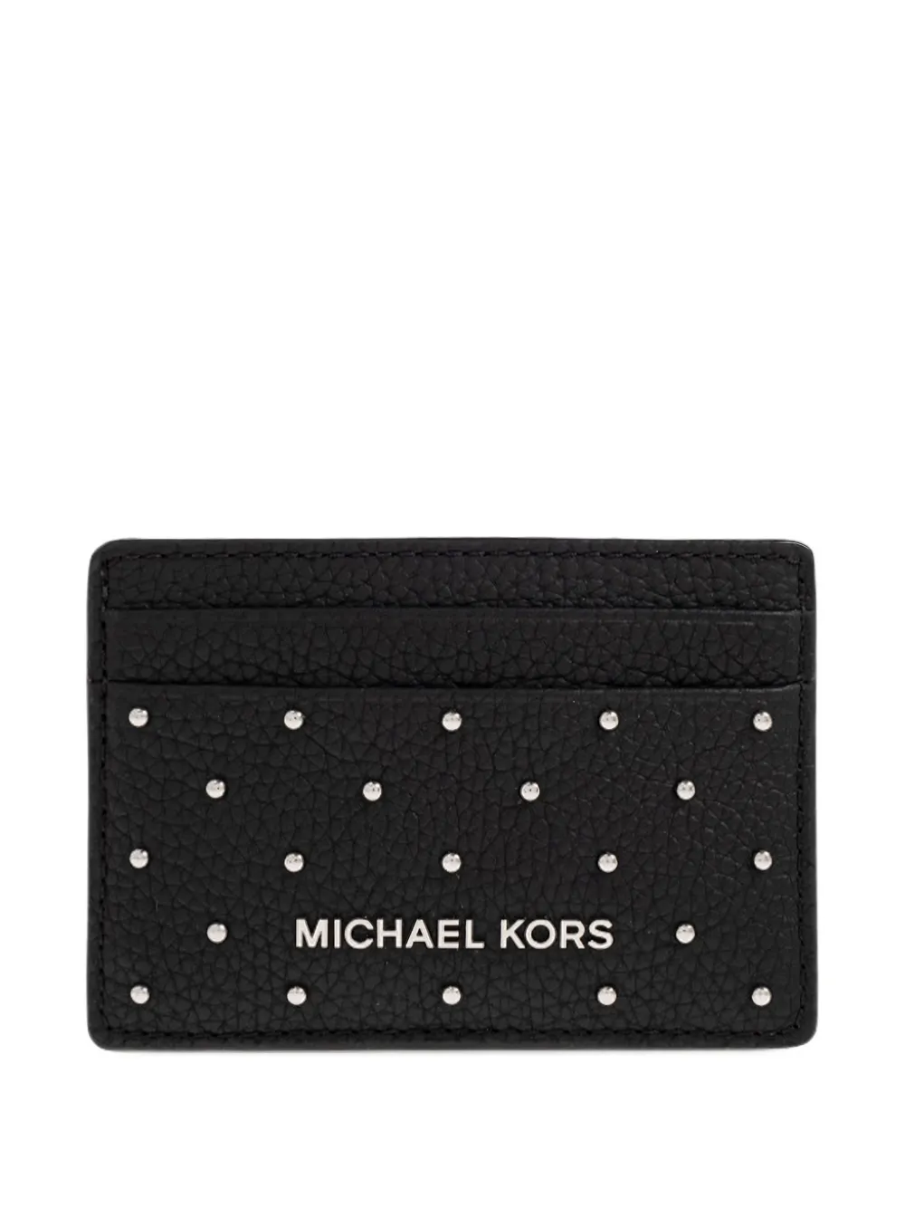 Michael Michael Kors Jet Set stud-embellished card holder - Nero