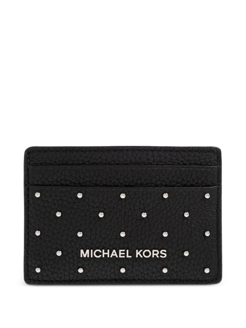 Michael Michael Kors Jet Set stud-embellished card holder - Nero