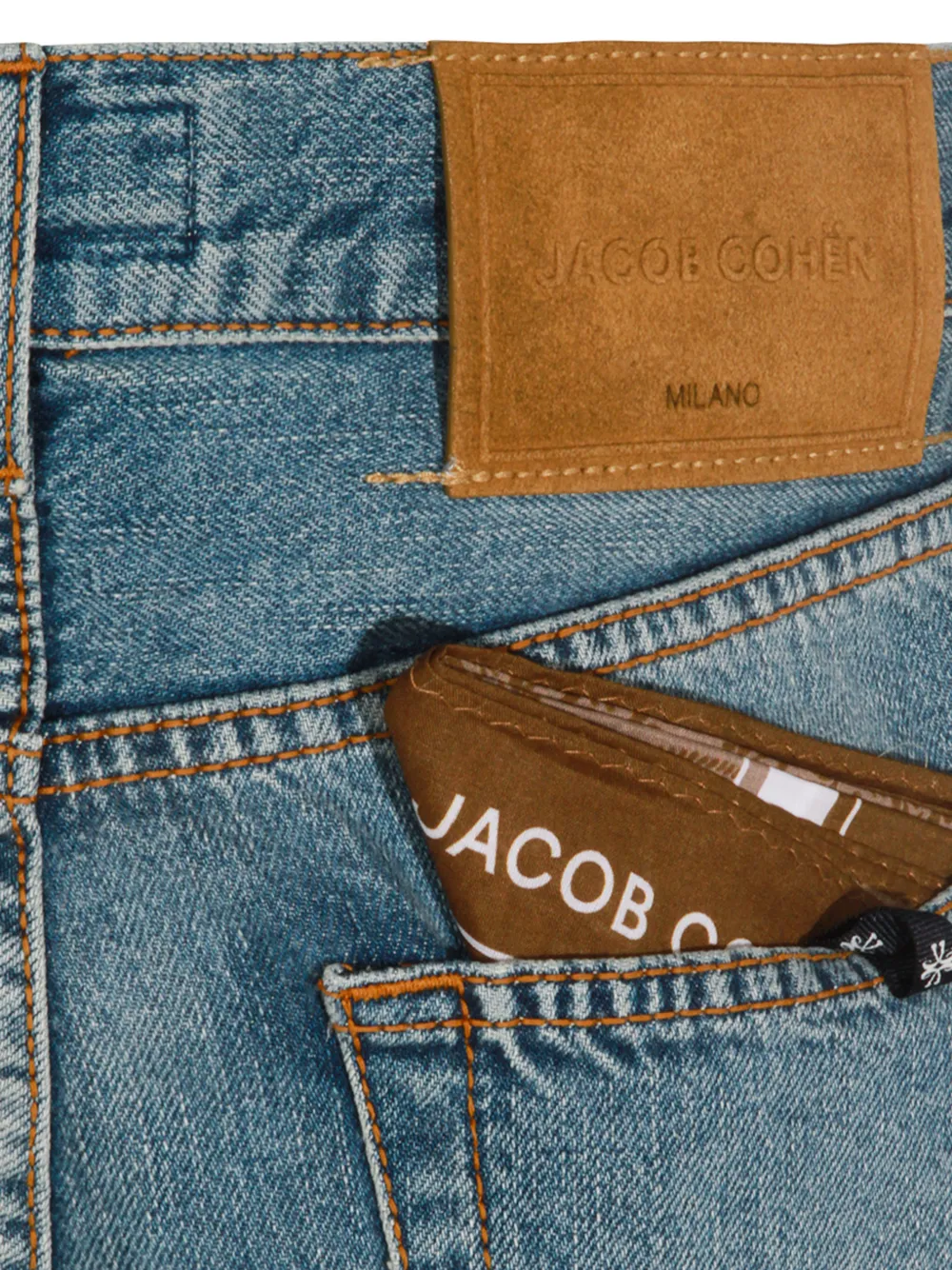 Jacob Cohën Jeans met vijf zakken Blauw