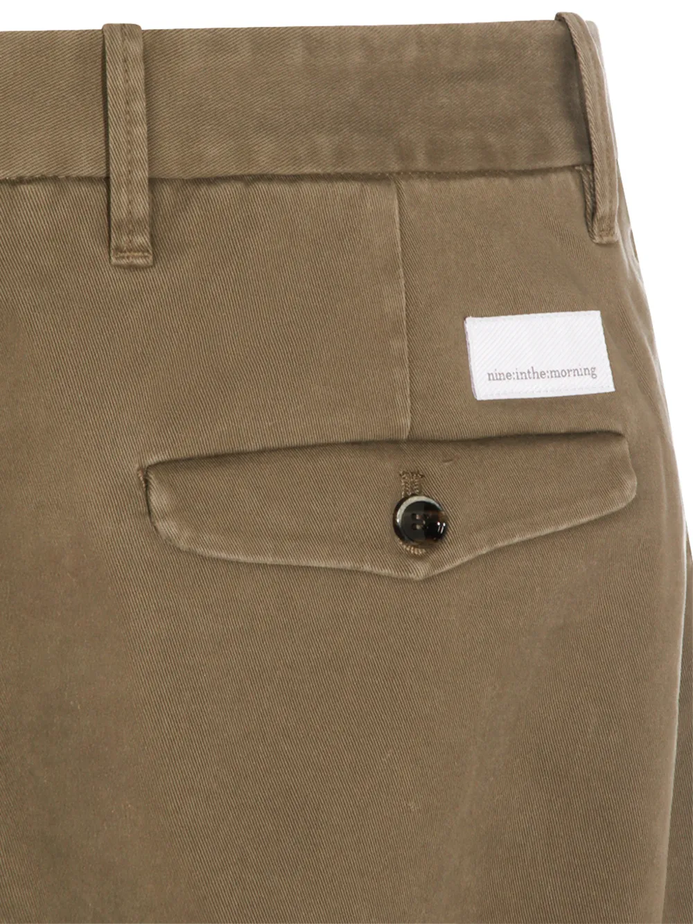 Nine In The Morning Broek met geplooid detail Groen