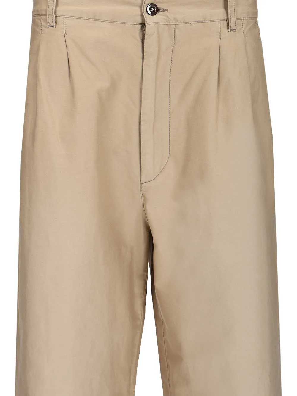Maison Margiela Straight plooibroek Beige