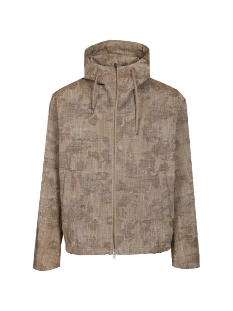 Herno 提花连帽夹克