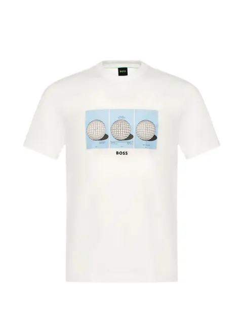 BOSS graphic-print short-sleeves T-shirt