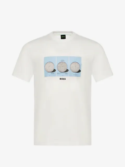 BOSS graphic-print short-sleeves T-shirt