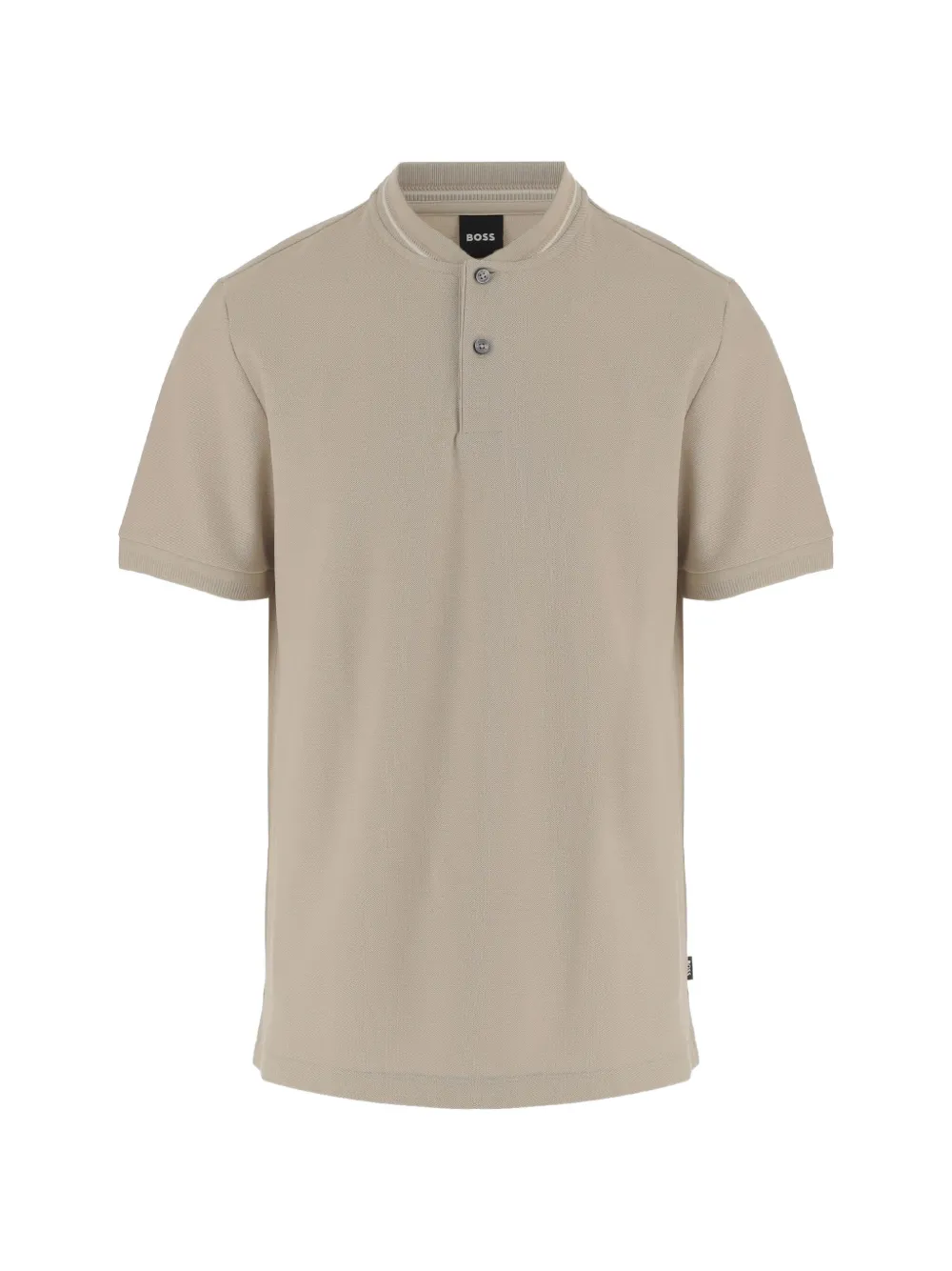 BOSS crew-neck polo shirt - Nude