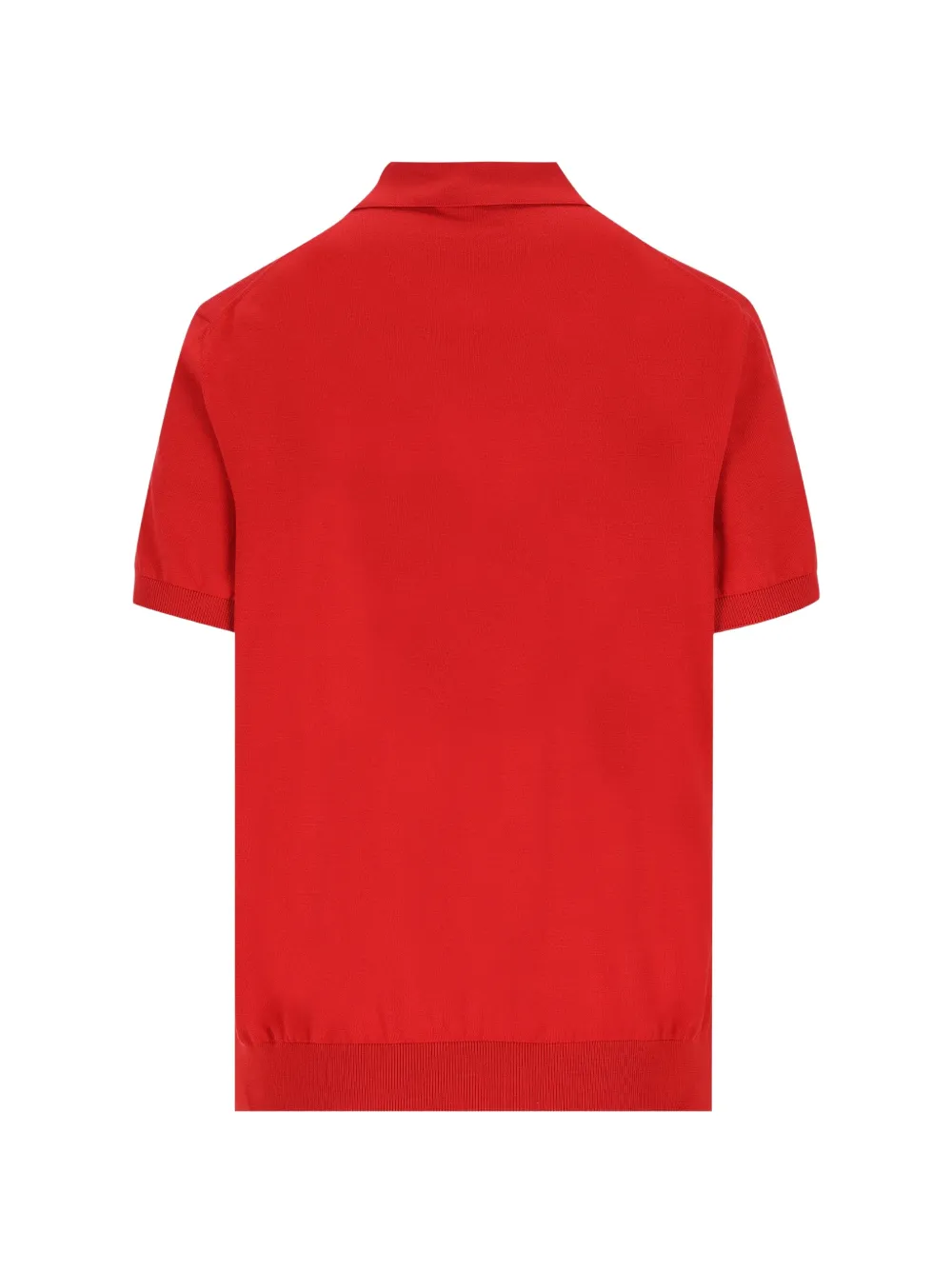Loro Piana Poloshirt met knopen Rood