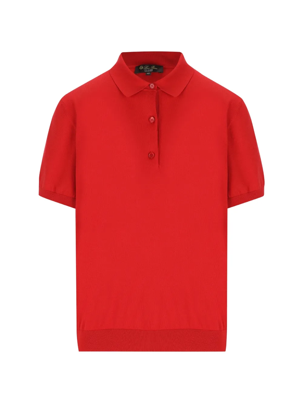 Loro Piana button polo shirt - Rosso