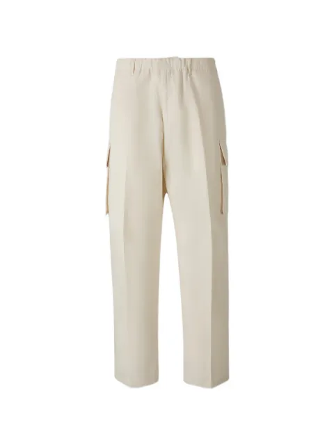 Lardini elasticated cargo trousers
