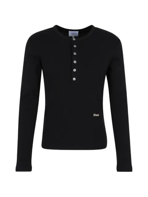 RHUDE button long-sleeve T-shirt